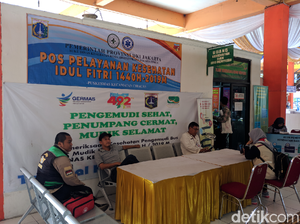 Sebelum Mudik, Sopir Bus dan Penumpang Cek Kesehatan di Terminal Kp Rambutan