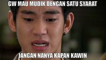 Nah, ini salah satu pertanyaan klasik lain yang lazim muncul saat mudik. (Foto: Internet)