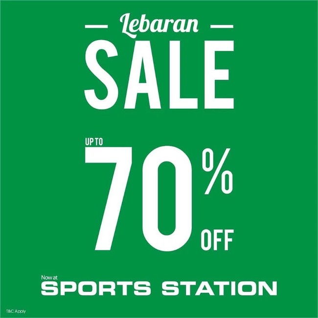 Beberapa dari Anda mungkin masih membutuhkan sepatu baru atau alat olahraga. Gerai Sport Station yang menggelar Lebaran Sale patut disambangi. Toko itu juga diskon hingga 70% hinggga 16 Juni 2019. Foto: Istimewa