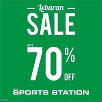 Beberapa dari Anda mungkin masih membutuhkan sepatu baru atau alat olahraga. Gerai Sport Station yang menggelar Lebaran Sale patut disambangi. Toko itu juga diskon hingga 70% hinggga 16 Juni 2019. Foto: Istimewa