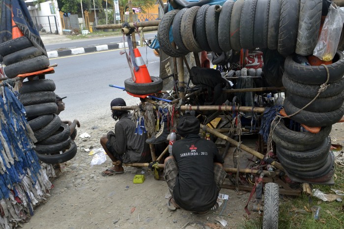 Vespa Gembel mudik