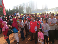 Hangatnya Kebersamaan Warnai Pelepasan Mudik Gratis Tempo Scan Group