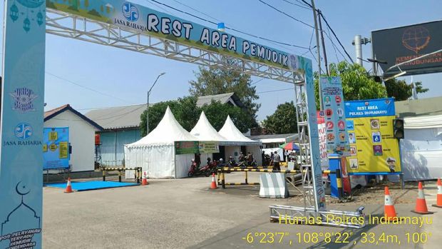 Dear Pemudik, Ada WiFi-Pijat Gratis di Jembatan Timbang Indramayu