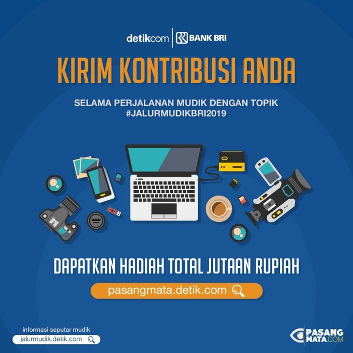 Kirim Foto atau Video Saat Mudik Bisa Dapat Jutaan Rupiah