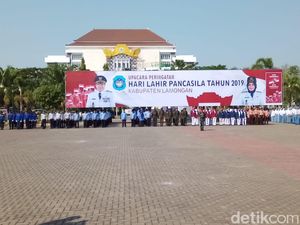 24 ASN Luar Kota Nebeng Upacara di Kota Lamongan
