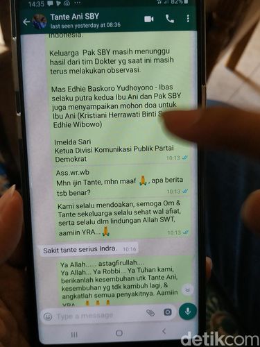 Keponakan kenang pesan whatsapp terakhir/