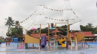 Destinasi seru lainnya yaitu Owabong Water Park. Nikmati bermain air di wahana Water Splash dan agam wahana air lainnya ya. (dok Humas Purbalingga)