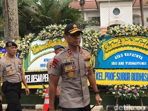 Jenazah Ani Yudhoyono Tiba Malam Ini, Kapolda Jabar Cek Pengamanan di Cikeas