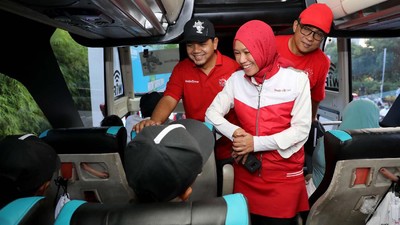 TelkomGroup Berangkatkan 8.250 Pemudik ke 32 Kota Tujuan