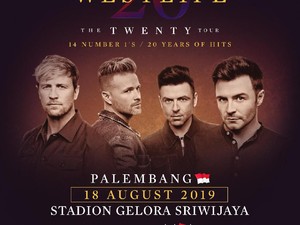 Banyak Peminat, Westlife Gelar Konser di Palembang