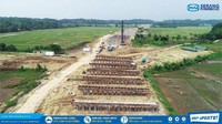 Selain itu, Konstruksi di Seksi 1 (Serang-Rangkasbitung 26,5 KM) sebesar 43%. Foto: Dok. PT Wijaya Karya (Persero) Tbk