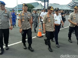 Cek Keamanan dan Kesiapan, 5 Jenderal Polisi Sidak Pelabuhan Ketapang