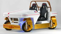 Berawal dari Johnson Space Center, Lembara pemerintah milik Amerika Serikat yang bertanggung jawab atas penelitian antariksa (NASA) ini membuat sebuah mobil unik yang bermotor listrik. Mereka menamainya Modular Robotic Vehicle (MRV). Diklaim, mobil cocok untuk lingkungan perkotaan ataupun area resor besar.Foto : NASA