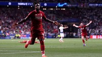 Divock Origi mencetak 1 gol, membawa Liverpool menang 2-0 atas Tottenham Hotspur di Final Liga Champions, Madrid, Minggu (2/6) (Laurence Griffiths/Getty Images)