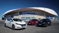 Wartawan dari kawasan Asia dan Oceania memang diundang Nissan untuk menjajal mobil listrik LEAF berbarengan dengan pelaksanaan Final Liga Champions yang mempertemukan Liverpool dan Tottenham Hotspur. Foto: Istimewa/Nissan