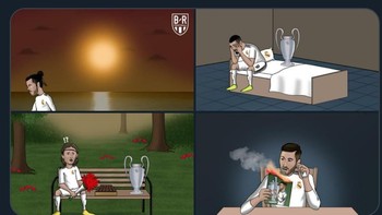 Kemenangan Liverpool atas Spurs di final turut memunculkan meme yang menyindir Real Madrid, juara Liga Champions beberapa musim sebelumnya. (Foto: Internet/Twitter)