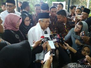 Maruf Amin: Semoga Keluarga Ani Yudhoyono Sabar Menerima Musibah