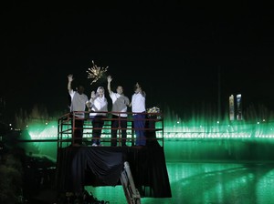 Atraksi Semarang Bridge Fountain Digelar 4 Hari Saat Lebaran