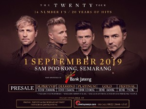 Di Semarang, Westlife Akan Singgah di Tempat Bersejarah