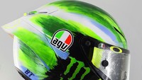 Valentino Rossi akan mengenakan helm berdesain baru saat membalap di Italia. Foto: Screenshot Instagram MotoGP