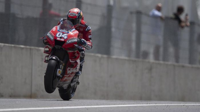 Pebalap Ducati Andrea Dovizioso membuat rekor top speed di MotoGP. (Foto: Mirco Lazzari gp/Getty Images) Pebalap Ducati Andrea Dovizioso membuat rekor top speed di MotoGP. (Foto: Mirco Lazzari gp/Getty Images)