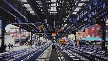 Nathan suka melukis perkotaan, dari New York, Chicago sampai Venezia.  (Foto: Instagram/nathan_walsh_artist)