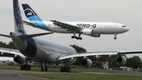 Ada Airbus A300 Zero-G, pesawat dengan gravitasi rendah yang digunakan untuk melatih para astronot (Airbus/CNN)