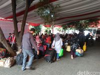 Peserta mudik gratis PDIP.