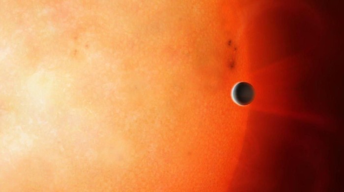 Ilustrasi planet terlarang. Foto: University of Warwick Ilustrasi planet terlarang. Foto: University of Warwick