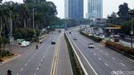Potret Sepinya Arus Lalu Lintas Jakarta di H-2 Lebaran