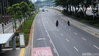 Pengendara bisa melenggang tanpa hambatan.