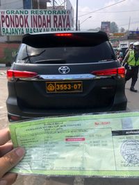 Fortuner Berpelat Dinas Polisi Ditangan Pria Berstatus Pelajar