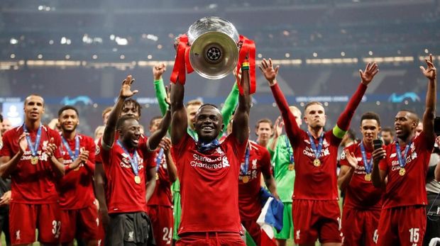 Liverpool berada di pot 1 undian Liga Champions.