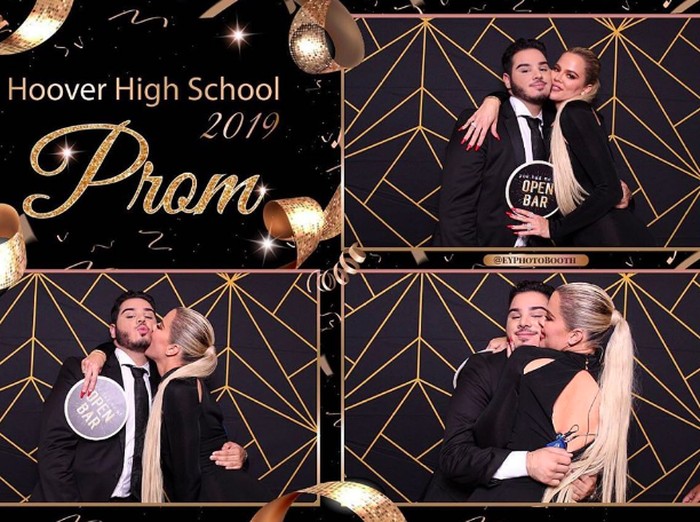 Khloe Kardashian datang ke pesta prom menemani penggemarnya. Foto: Dok. Instagram Khloe Kardashian datang ke pesta prom menemani penggemarnya. Foto: Dok. Instagram