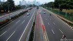 Potret Sepinya Arus Lalu Lintas Jakarta di H-2 Lebaran
