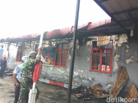 Ruang Depan Hangus, Ini Penampakan Rutan Sigli Aceh Pasca Dibakar Napi