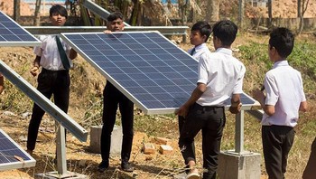 Awal berdirinya, hanya 20 murid siswa yang bergabung, kini sudah mencapai 110 murid. (Foto: Dok. Akshar Foundation)