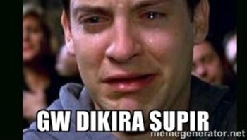 Kasian mas bro dianggap orang lain. (Foto: Internet)