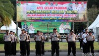 Polisi siap mengamankan kegiatan pawai malam takbiran.