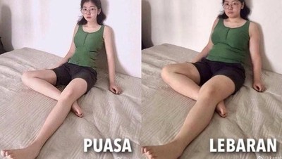 Perasaan Miris Netizen yang Saat Lebaran Justru Badannya Makin Lebar-an