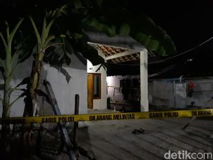Rumah Pelaku Ledakan Pospol Kartasura Digeledah dan Dijaga Ketat Polisi