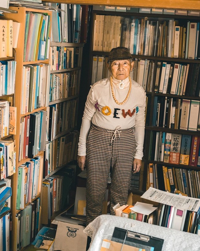 Naoya lalu membagikan hasil styling-nya terhadap sang kakek ke Twitter dan Instagram. Tak lama, akun-akun media sosial tersebut pun jadi viral. (Foto: Instagram/@slvr.tty)