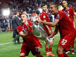 Juara Liga Champions, Liverpool, ada di posisi keempat. The Reds senilai 1,09 miliar euro. Di sana ada pemain mahal seperti Mohamed Salah, Alisson Becker, dan Virgil van Dijk. (Foto: Kai Paffebanch/Reuters)