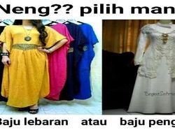 Lebaran Sebentar Lagi, Meme Kocak Baju Baru Bertebaran