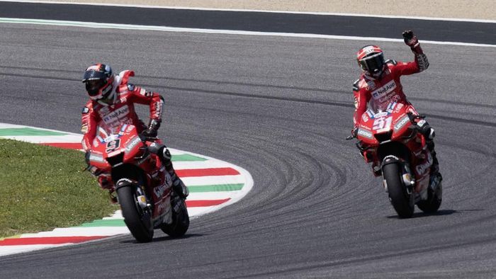 Danilo Petrucci ingin bantu Andrea Dovizioso jadi juara dunia MotoGP 2019 (Mirco Lazzari gp/Getty Images) Danilo Petrucci ingin bantu Andrea Dovizioso jadi juara dunia MotoGP 2019 (Mirco Lazzari gp/Getty Images)