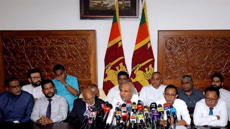 Pemerintah Gagal Jamin Keamanan, 9 Menteri Sri Lanka Lepas Jabatan Pemerintah Gagal Jamin Keamanan, 9 Menteri Sri Lanka Lepas Jabatan