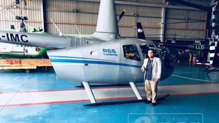 Bergaya Sultan, Crazy Rich Kelantan Mudik Pakai Helikopter