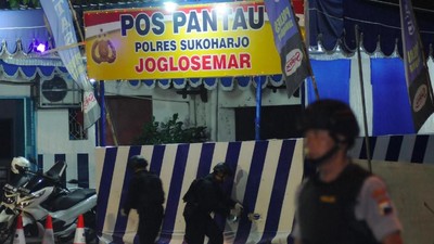 Begini Kondisi Lokasi Ledakan di Pospol Kartasura