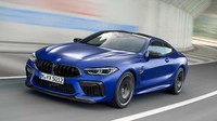 Dari segi desain, BMW M8 punya fasia depan yang agresif. Mobil itu mendapatkan grille khas BMW yang dibalut warna hitam. Foto: Dok. BMW