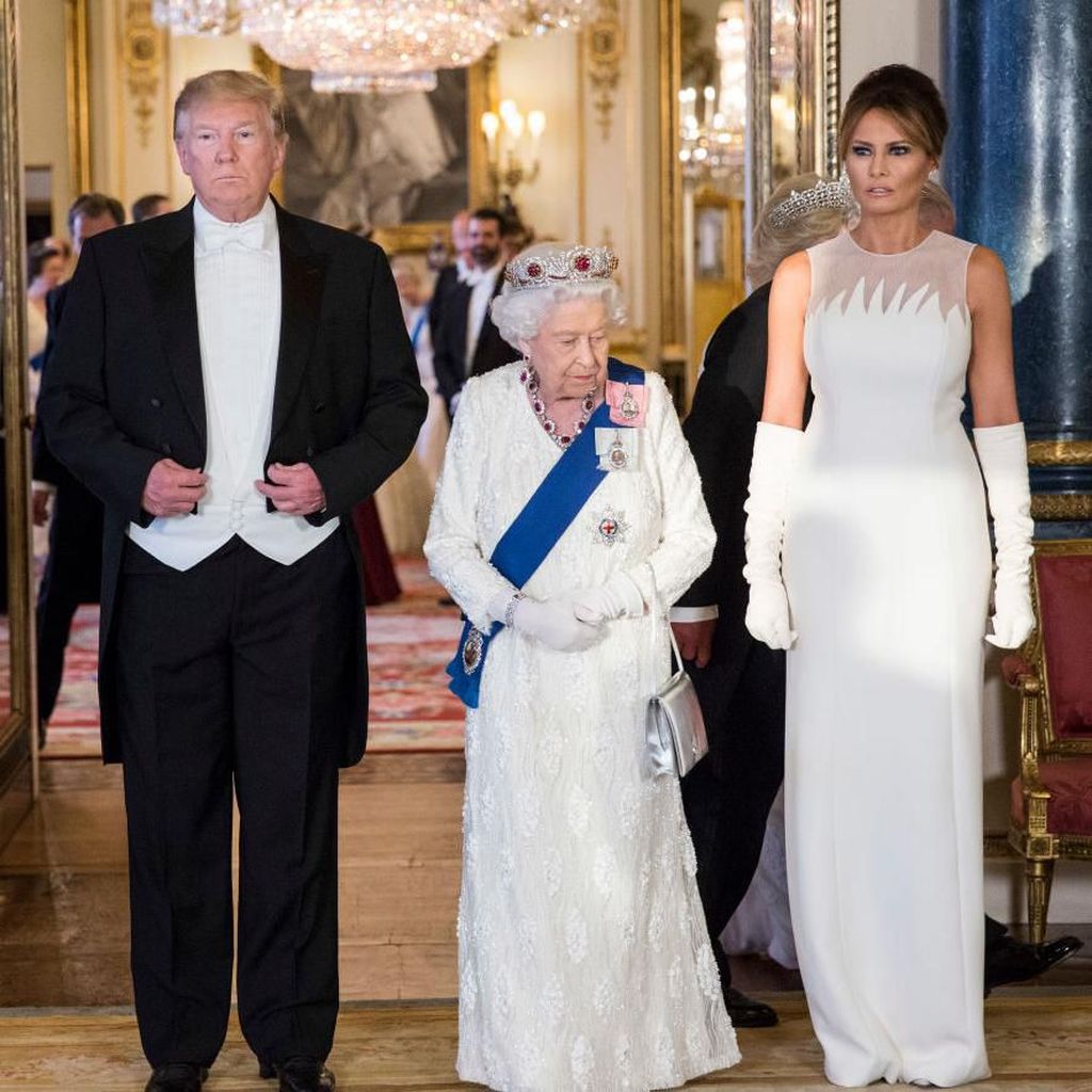 Ada Tamu Tak Terduga di Acara Makan Malam Trump dan Ratu Elizabeth